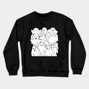 Ghost Pattern Crewneck Sweatshirt